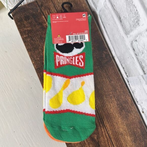 NWT Pringles 2 Pack Ankle Socks One Size Fits Most - Picture 4 of 4
